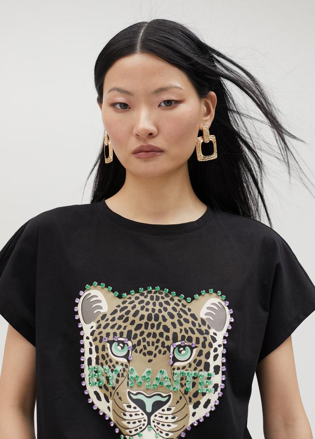 lola casademunt Camiseta leopardo Oferta especial