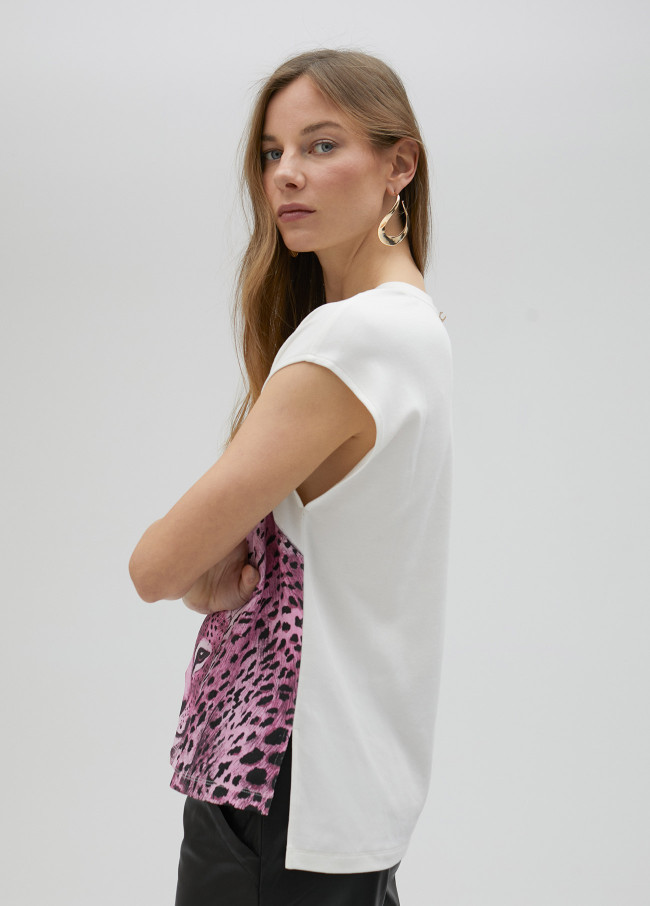 lola casademunt Camiseta estampado leopardos ÚLTIMAS EDICIONES