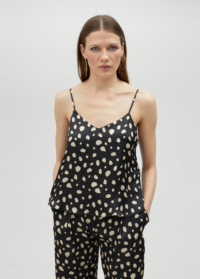 lola casademunt Top lencero topos