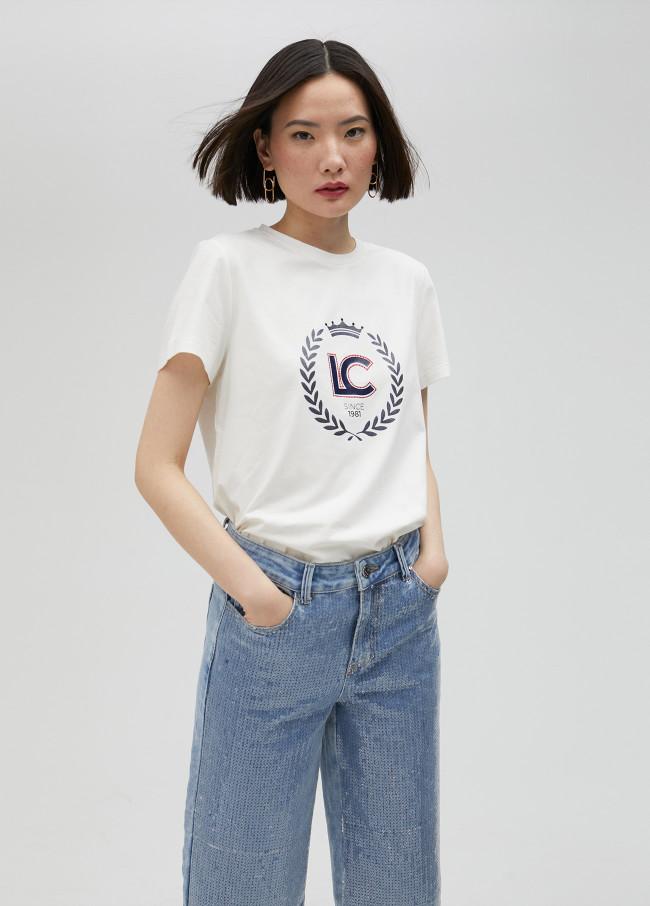 lola casademunt Camiseta logo Solo hoy