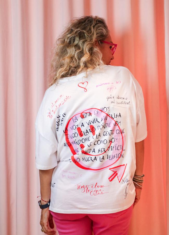 lola casademunt Camiseta Solidaria Princesa Girona Ahorra y exporta