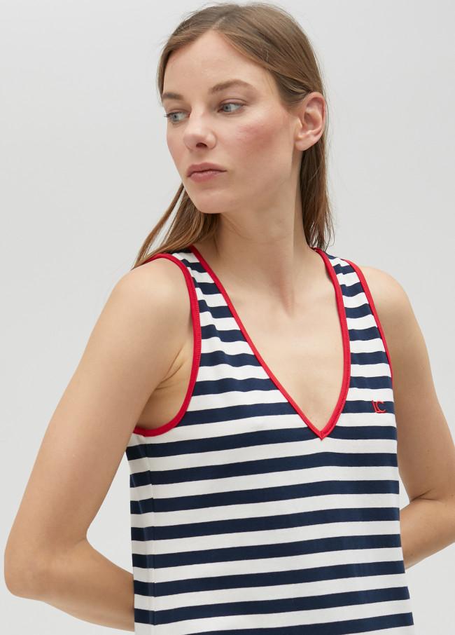 lola casademunt Vestido midi rayas. Limited Edition Descuentos del mes