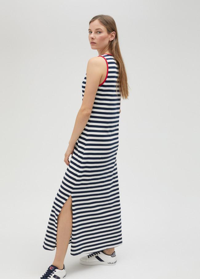 lola casademunt Vestido midi rayas. Limited Edition Descuentos del mes