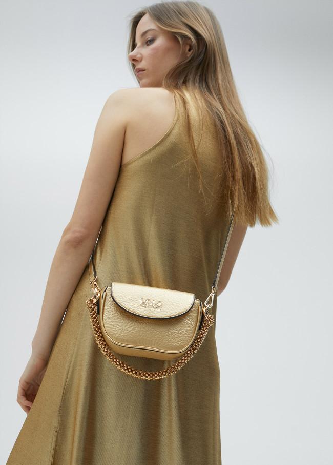 lola casademunt Mini Bandolera metalizada Ventas relámpago
