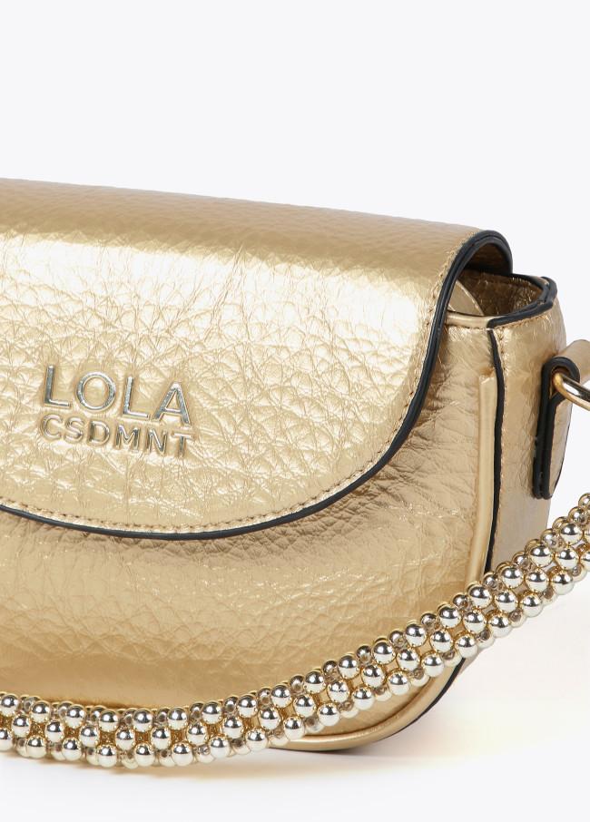 lola casademunt Mini Bandolera metalizada Ventas relámpago