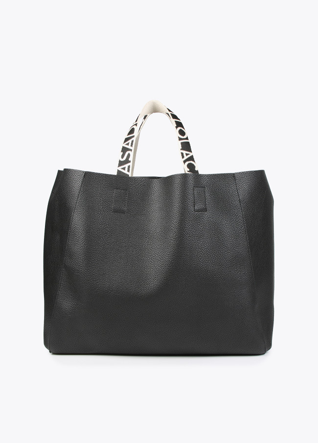 lola casademunt Maxi bolso shopper asas logotipadas