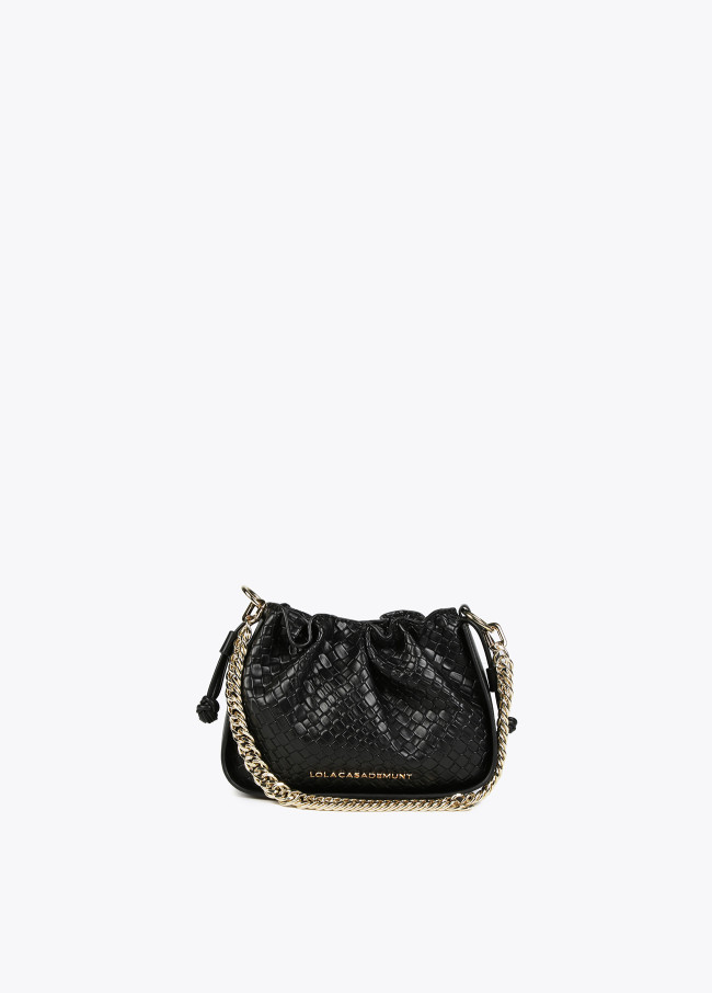 lola casademunt Bolso bandolera trenzada con cadena