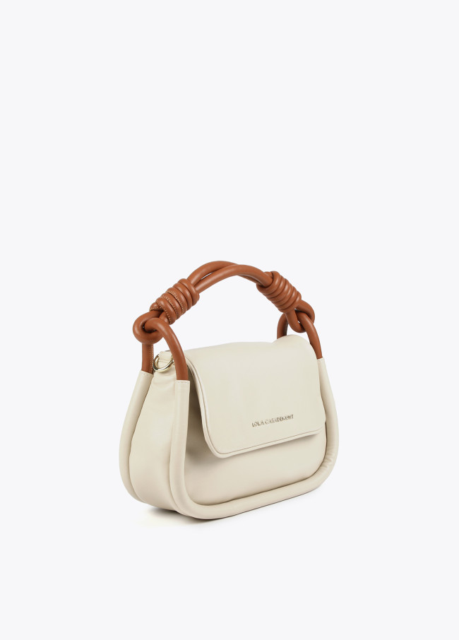 lola casademunt Bolso bandolera con solapa con asas redondas Rebajas