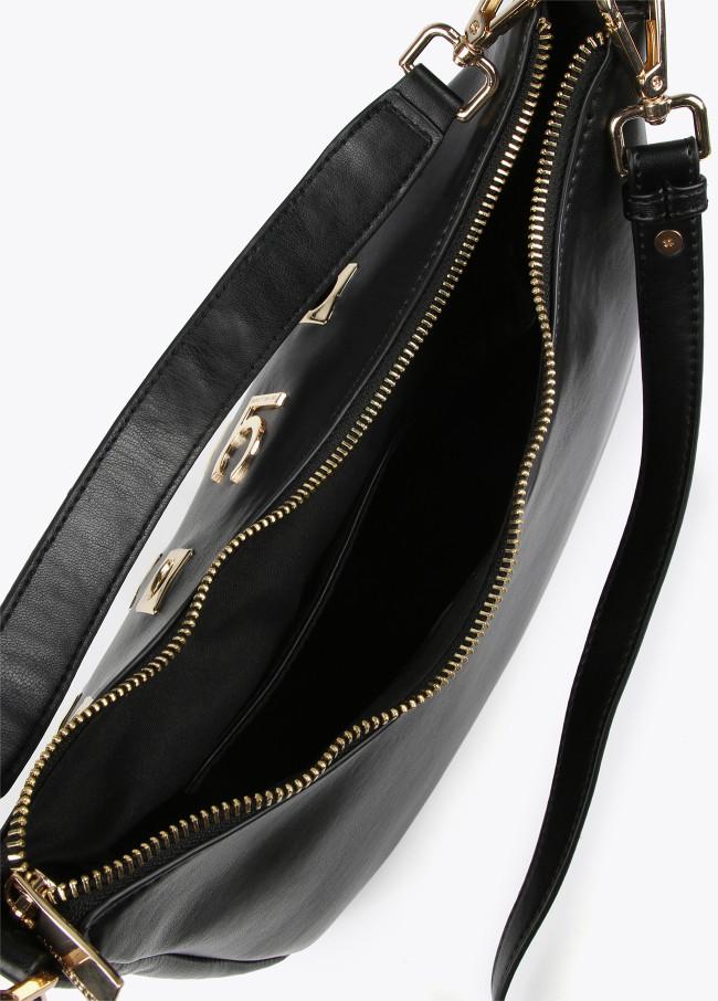 lola casademunt Bolso de hombro con ojales metálicos cuadrados Rebajas baratas