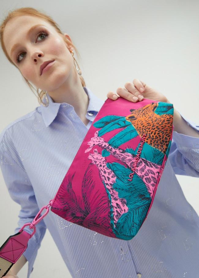 lola casademunt Neceser nylon estampado animales multicolor Tienda