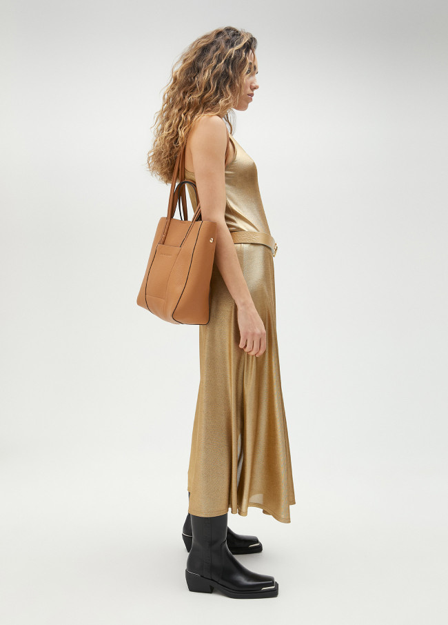 lola casademunt Bolso shopper efecto piel Último día