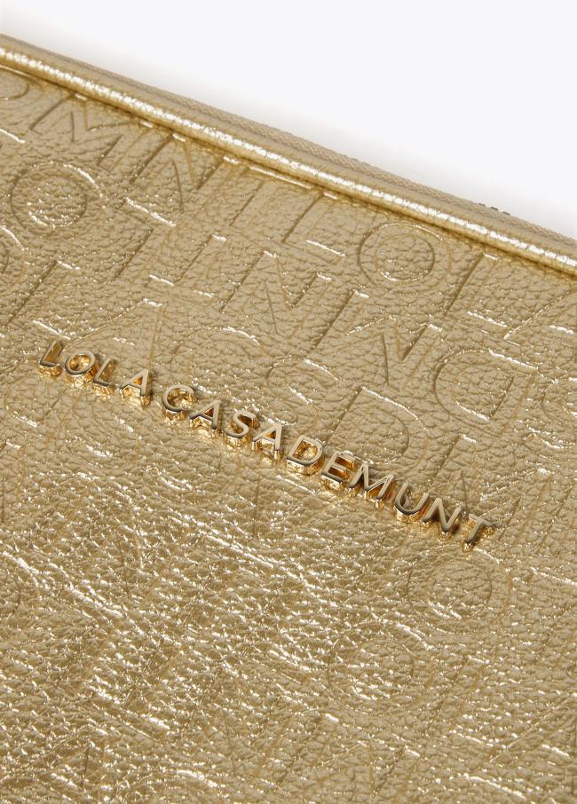 lola casademunt Funda ordenador dorada Solo hoy