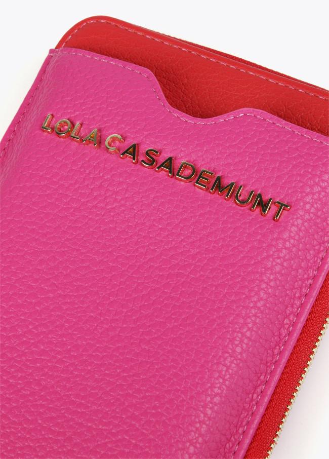 lola casademunt Mini bolsito porta móvil bicolor Oferta especial de fábrica