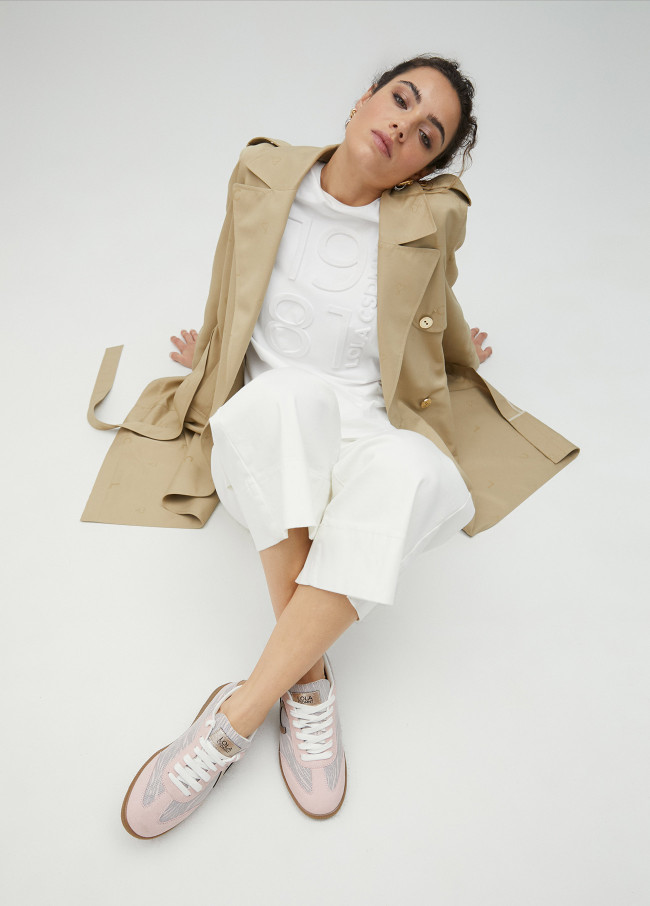 lola casademunt Deportiva tricolor estampado cebra Solo hoy