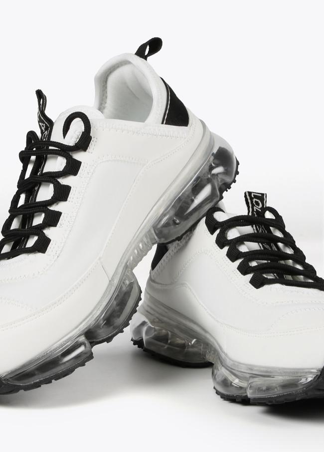lola casademunt Zapatilla deportiva bicolor suela transparente Grandes descuentos