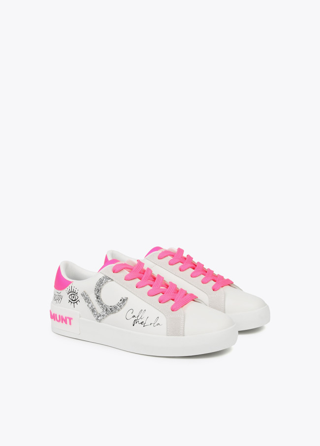 lola casademunt Deportiva con detalles efecto graffity Envío internacional gratuito