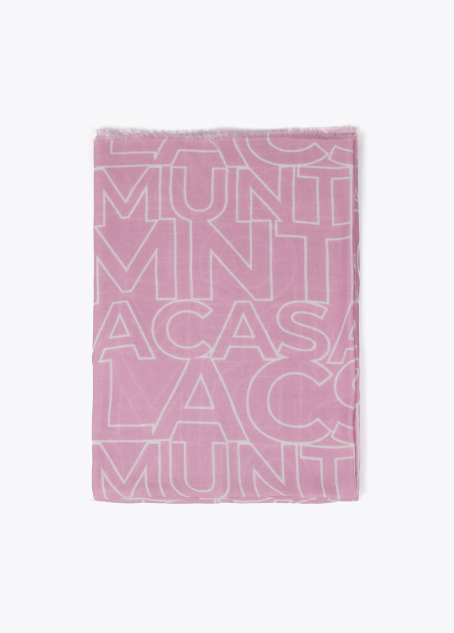 lola casademunt Fular monograma Descuentos del mes