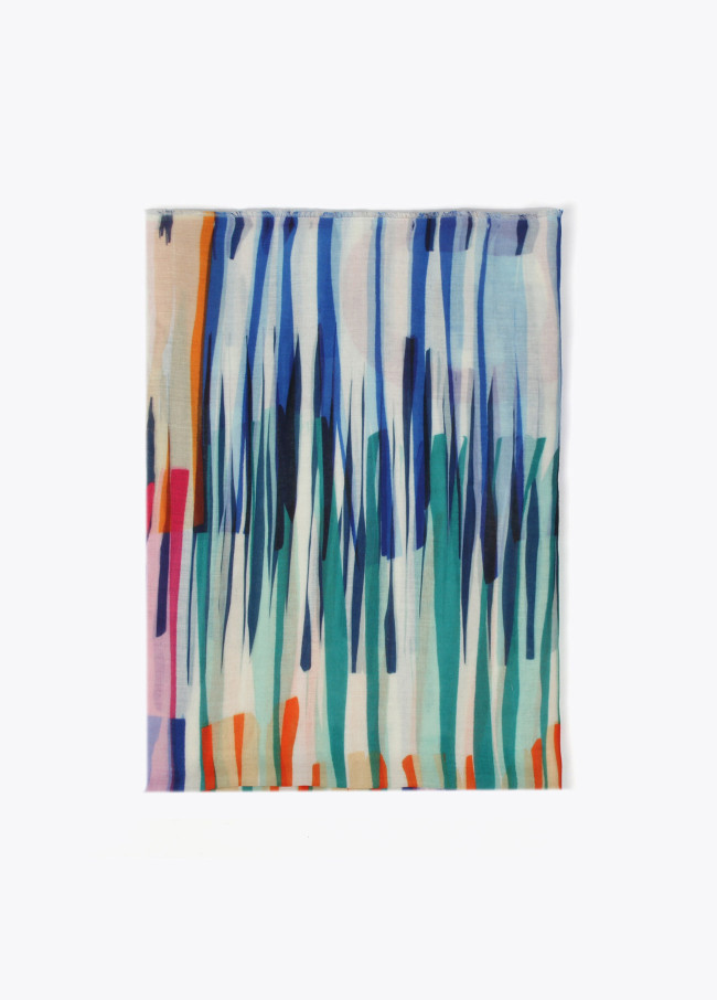 lola casademunt Fular distorsión de colores Última moda