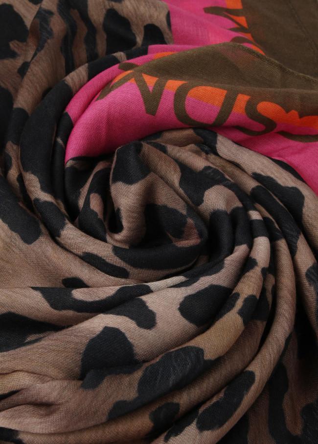 lola casademunt Fular estampado animal print Descuento por venta flash