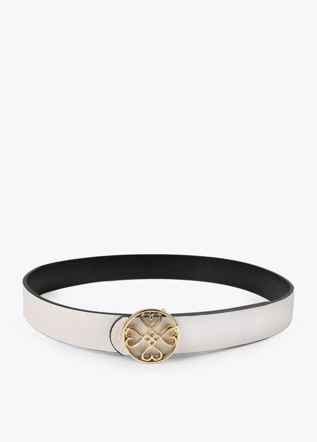 lola casademunt Cinturón reversible trébol corazones Rebajas