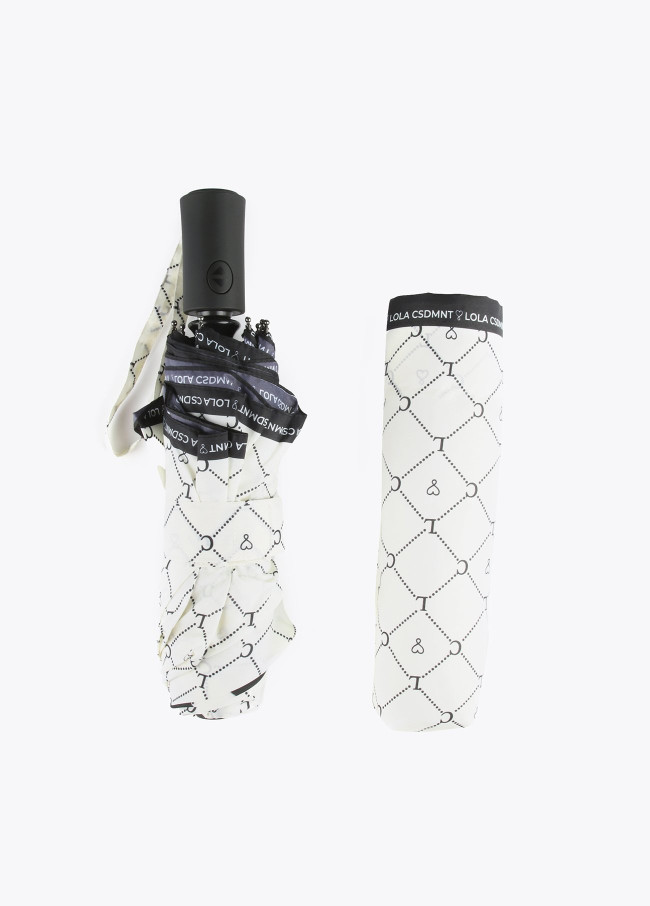 lola casademunt Paraguas pequeño automático logotipado Tienda