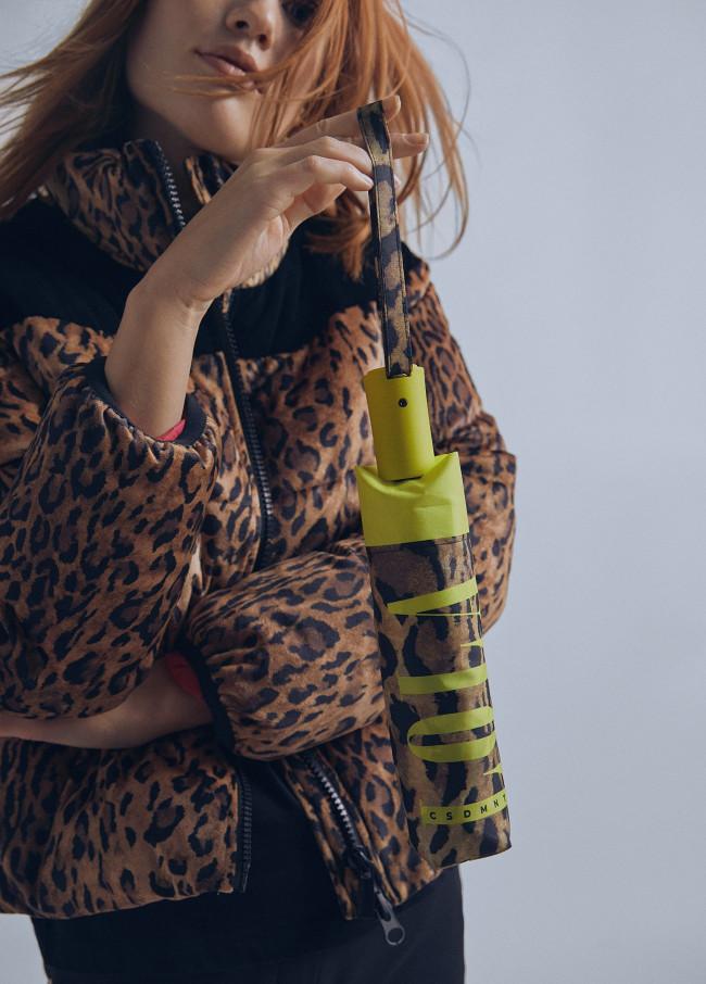 lola casademunt Paraguas pequeño automático animal print Liquidación