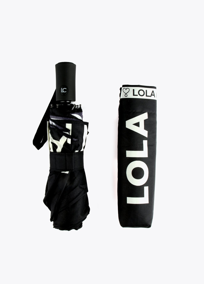 lola casademunt Paraguas pequeño automático logo Rebajas online