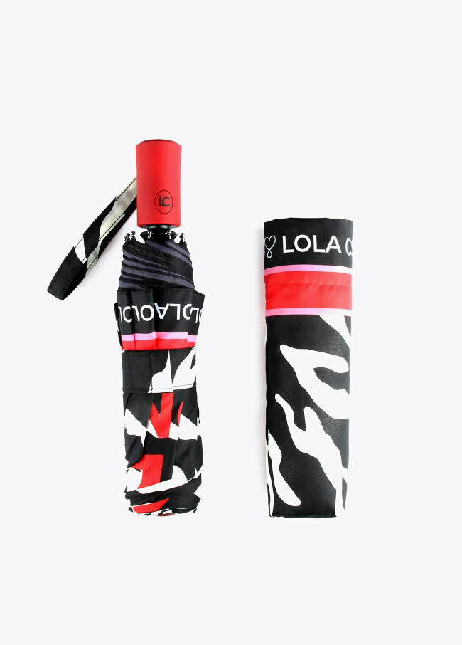 lola casademunt Paraguas pequeño automático print cebra Envío gratis