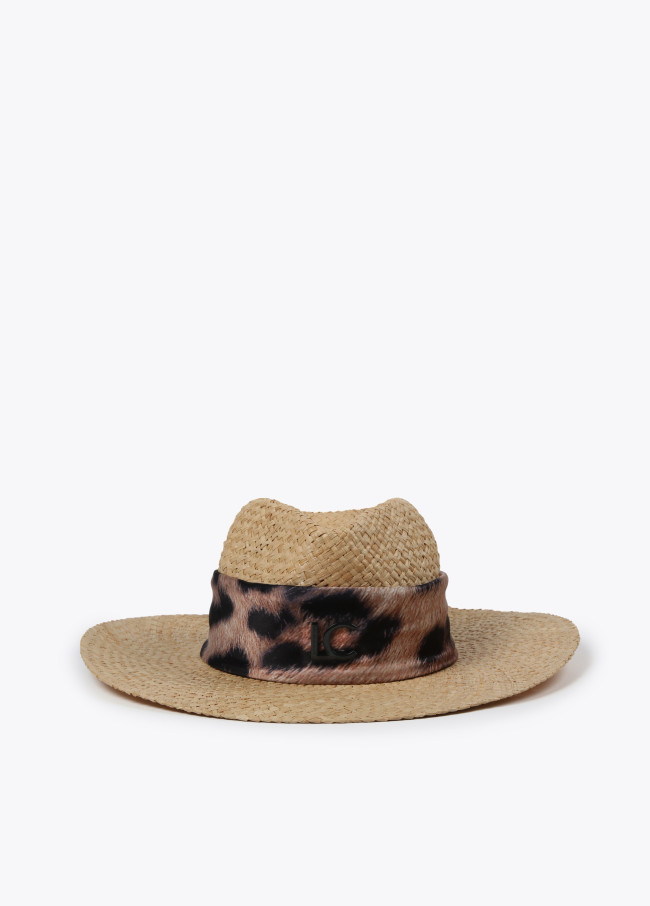 lola casademunt Sombrero ala ancha con pañuelo Libre de impuestos