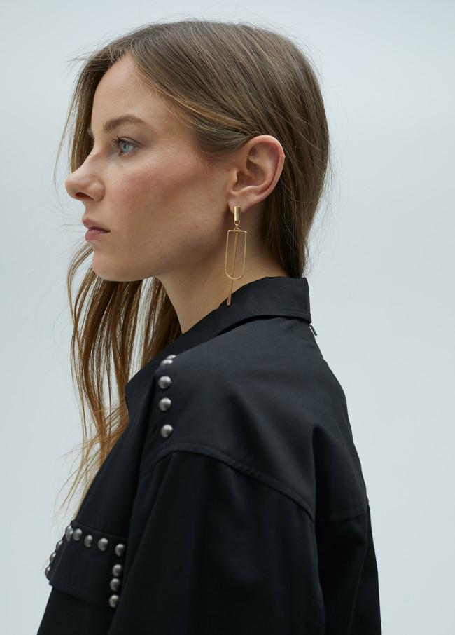 lola casademunt Pendiente pieza péndulo Última moda