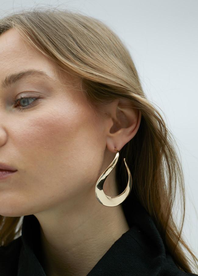 lola casademunt Pendientes ovalo con forma Descuento por venta flash