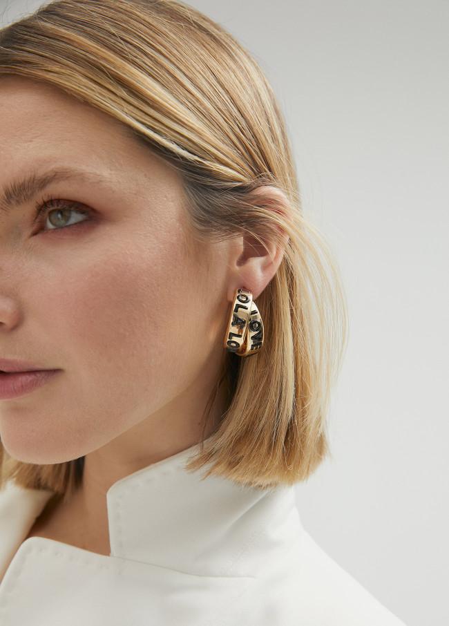 lola casademunt Pendientes doble aro Lola Love Grandes ahorros