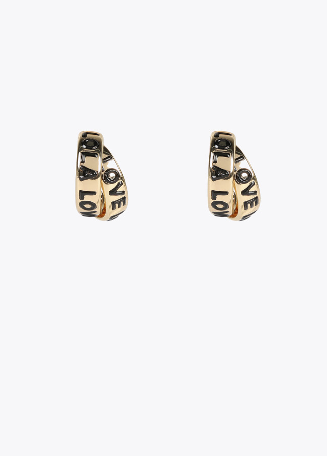 lola casademunt Pendientes doble aro Lola Love Grandes ahorros