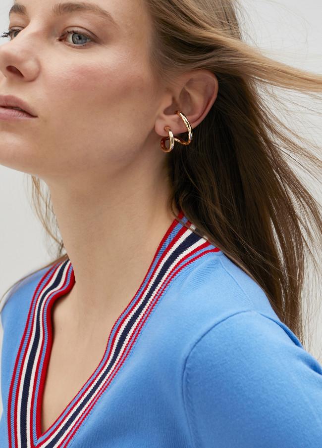 lola casademunt Pendientes efecto piercing Rebajas de fin de temporada