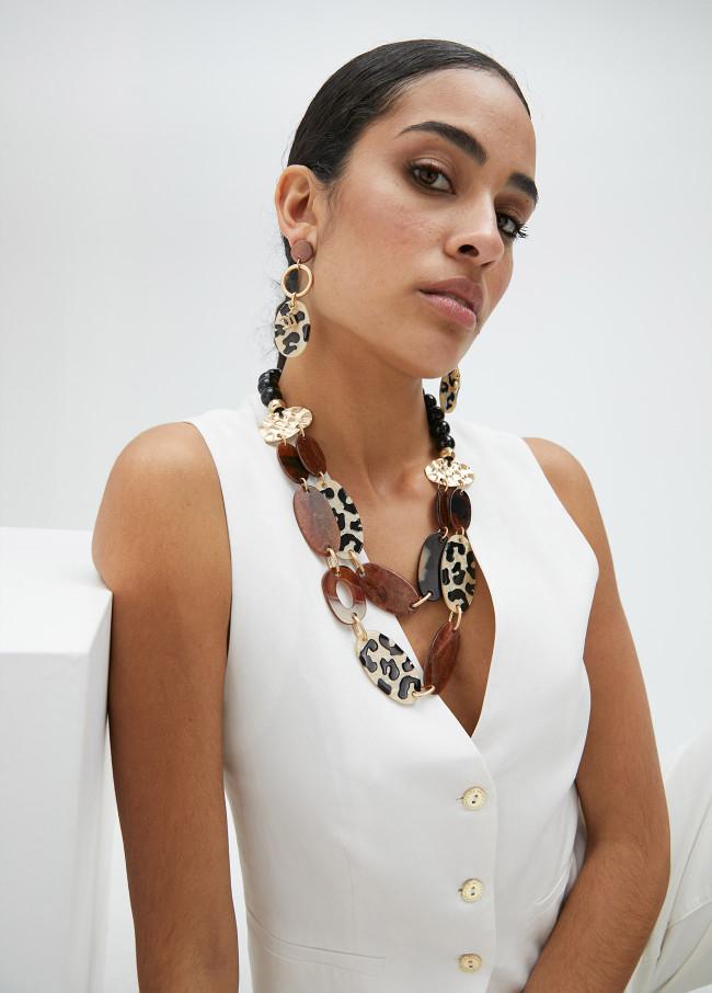 lola casademunt Pendientes con pieza estampada Ofertas