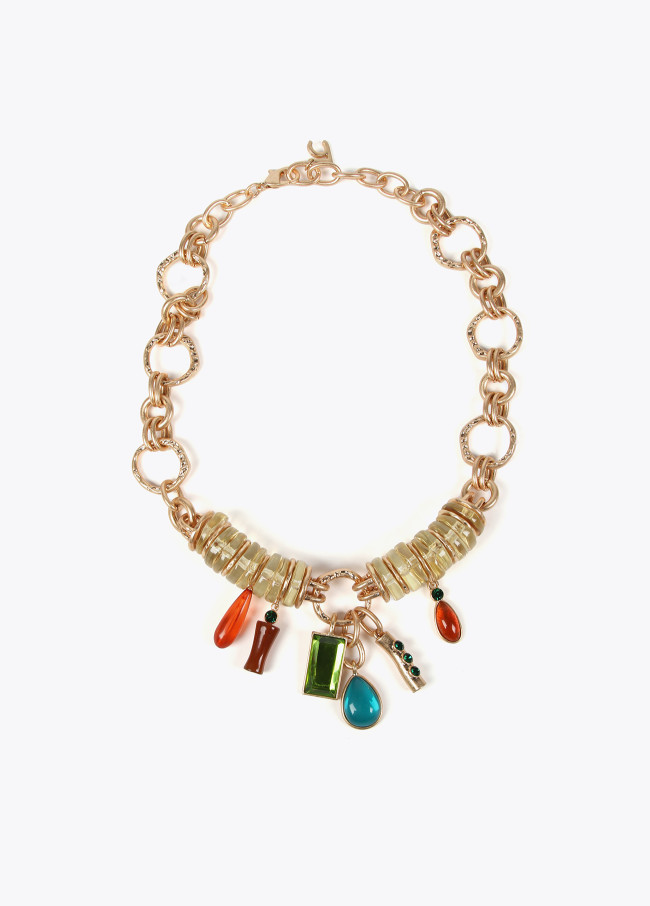 lola casademunt Collar piezas acrílicas colores