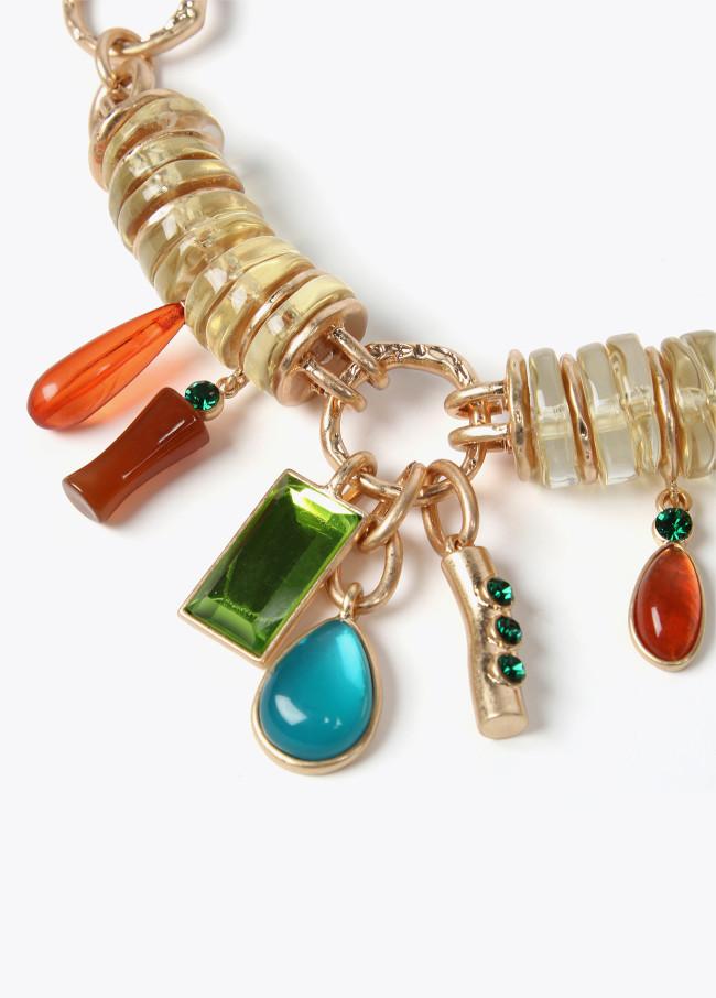 lola casademunt Collar piezas acrílicas colores Liquidación