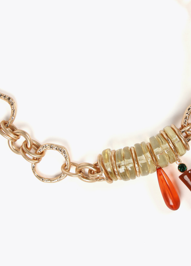 lola casademunt Collar piezas acrílicas colores Liquidación