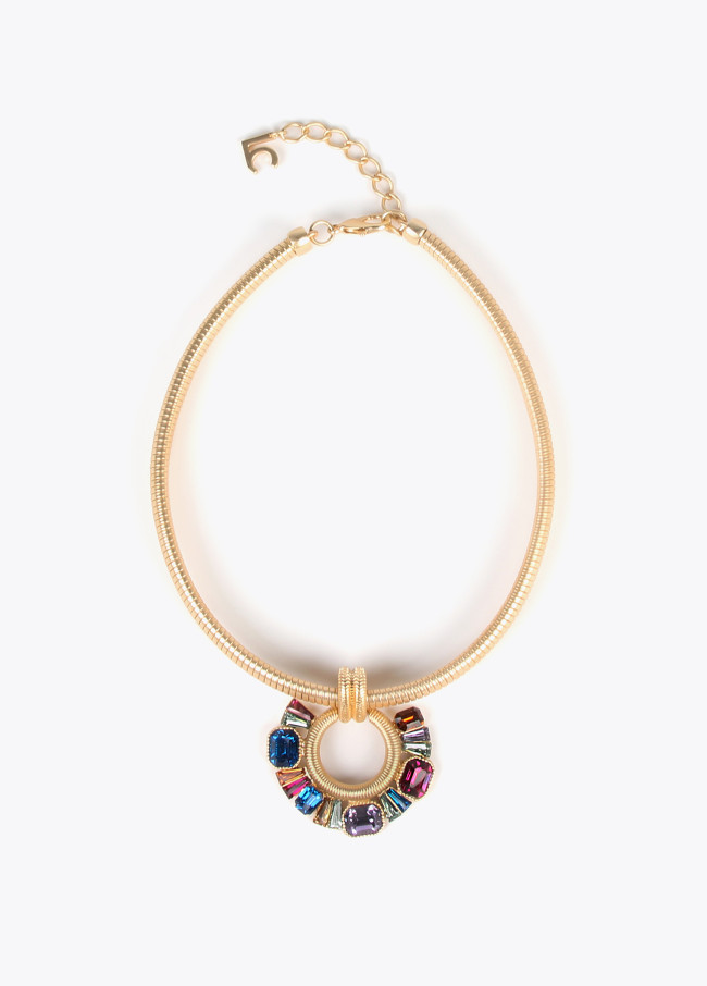 lola casademunt Collar gargantilla con aro frontal