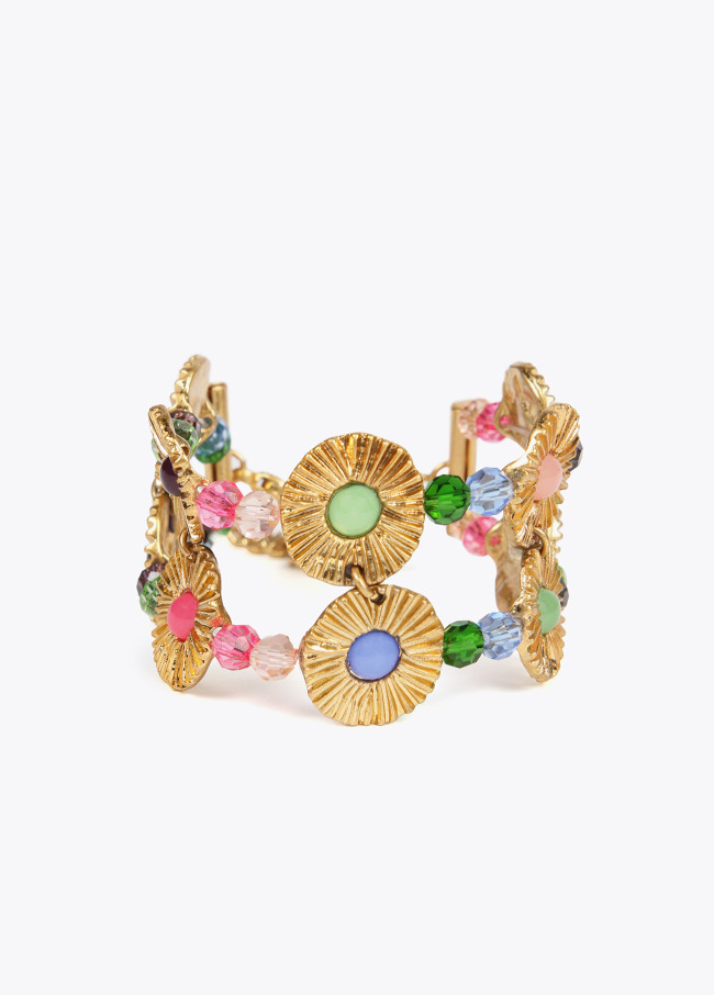 lola casademunt Pulsera mini flores