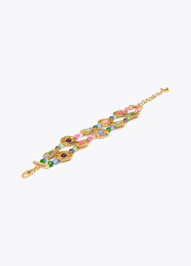 lola casademunt Pulsera mini flores Solo hoy