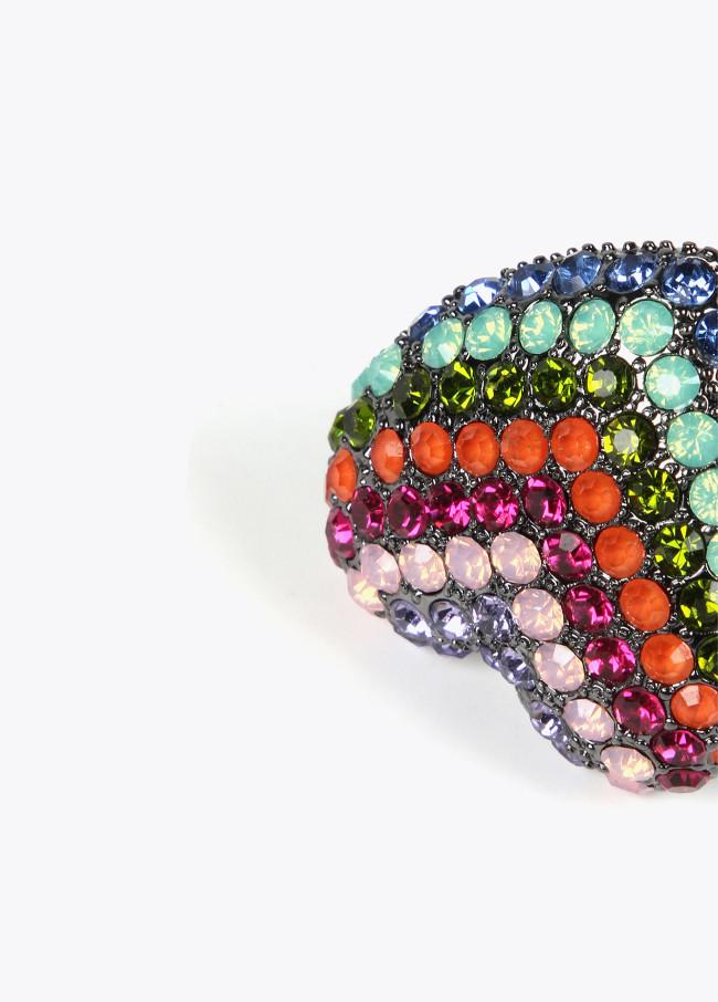 lola casademunt Anillo maxi corazón arcoíris Solo queda un día