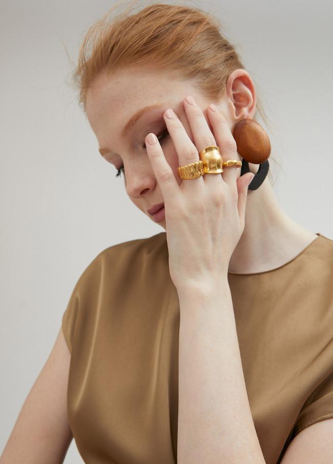 lola casademunt Anillo ondulado Liquidación