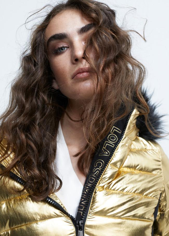 lola casademunt Chaqueta acolchada metalizada Ahorra y exporta