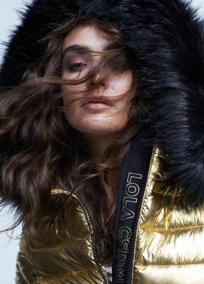 lola casademunt Chaqueta acolchada metalizada Ahorra y exporta