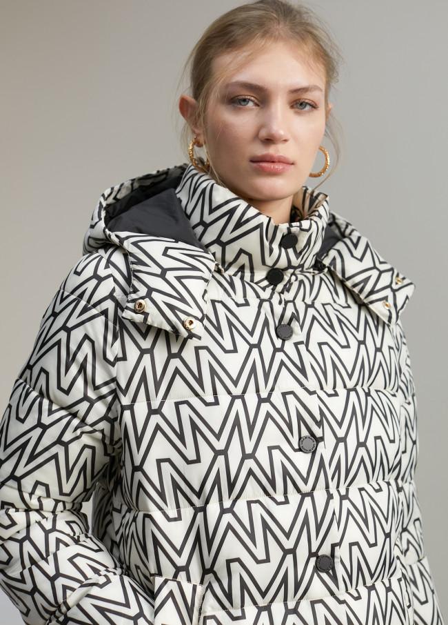 lola casademunt Anorak midi acolchado monograma Precios de Black Friday