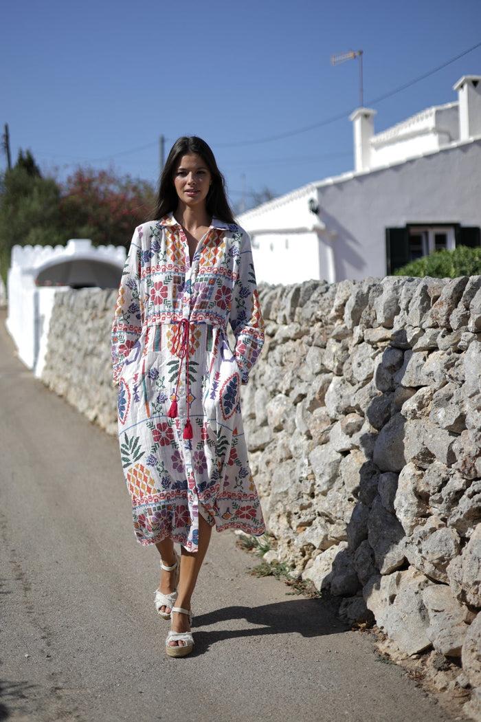 luna llena Vestido camisero Camila Colección Zihuatanejo BR40 – Luna Llena Tienda de fábrica