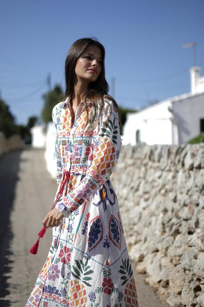 luna llena Vestido camisero Camila Colección Zihuatanejo BR40 – Luna Llena Tienda de fábrica