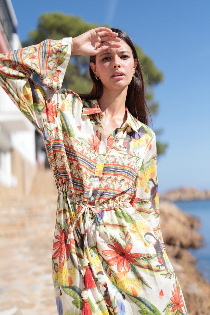 luna llena Vestido camisero Camila Colección Mayagüez PR40 – Luna Llena Ahorra y exporta