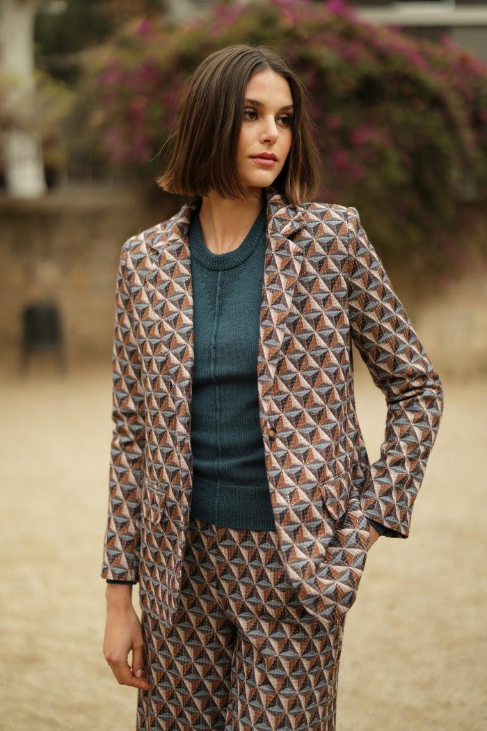 luna llena Blazer Dolly Estampado Berlin BK75 – Luna Llena